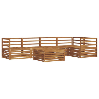 Outdoor Sofa Set 6 pcs Natural