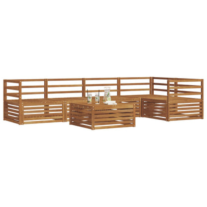 Outdoor Sofa Set 6 pcs Natural