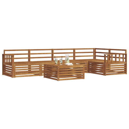 Outdoor Sofa Set 6 pcs Natural