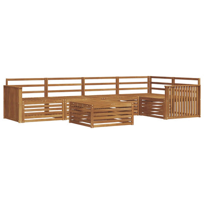 Outdoor Sofa Set 6 pcs Natural