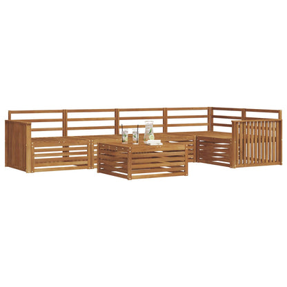 Outdoor Sofa Set 6 pcs Natural