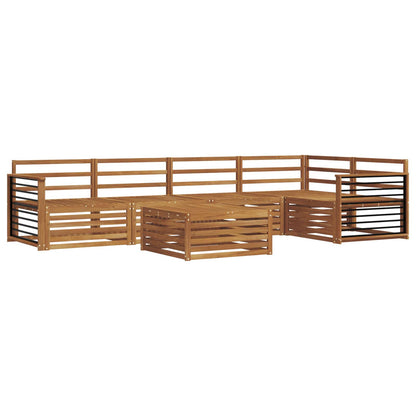 Outdoor Sofa Set 6 pcs Natural