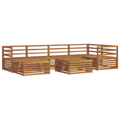 Outdoor Sofa Set 7 pcs Natural