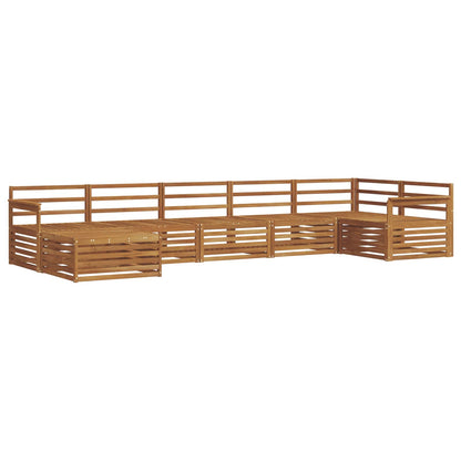 Outdoor Sofa Set 7 pcs Natural