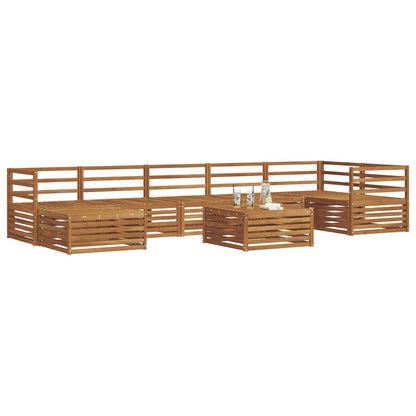 Outdoor Sofa Set 8 pcs Natural