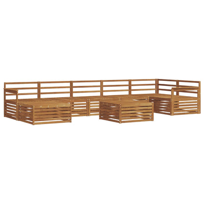 Outdoor Sofa Set 8 pcs Natural