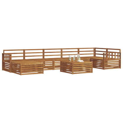 Outdoor Sofa Set 8 pcs Natural