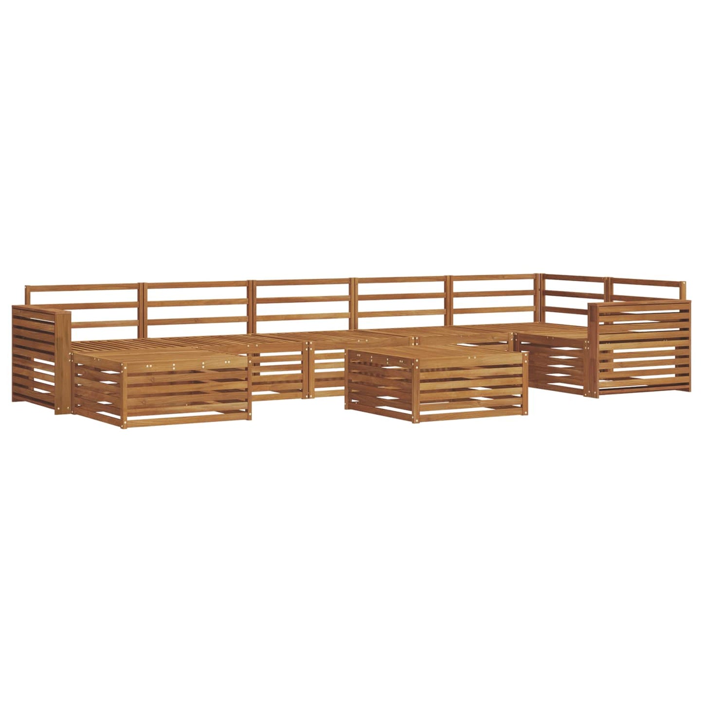 Outdoor Sofa Set 8 pcs Natural
