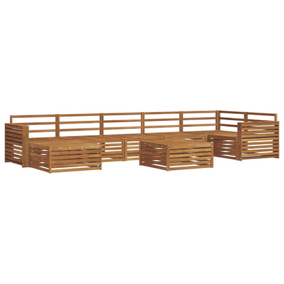 Outdoor Sofa Set 8 pcs Natural