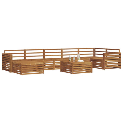 Outdoor Sofa Set 8 pcs Natural