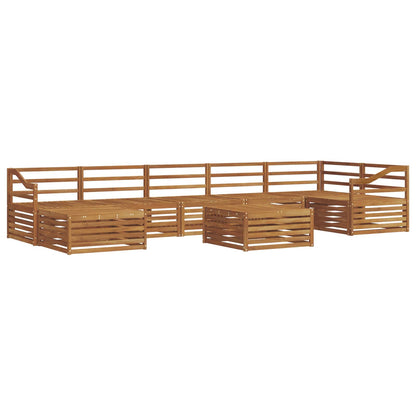 Outdoor Sofa Set 8 pcs Natural