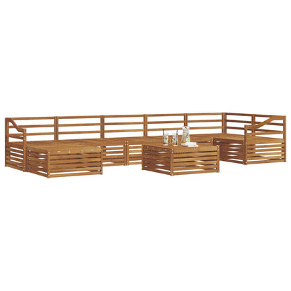 Outdoor Sofa Set 8 pcs Natural