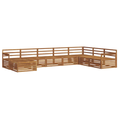 Outdoor Sofa Set 8 pcs Natural