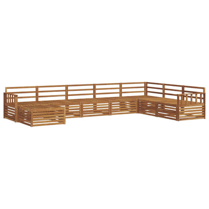 Outdoor Sofa Set 8 pcs Natural