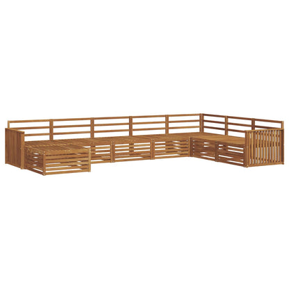 Outdoor Sofa Set 8 pcs Natural