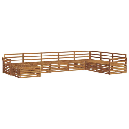 Outdoor Sofa Set 8 pcs Natural