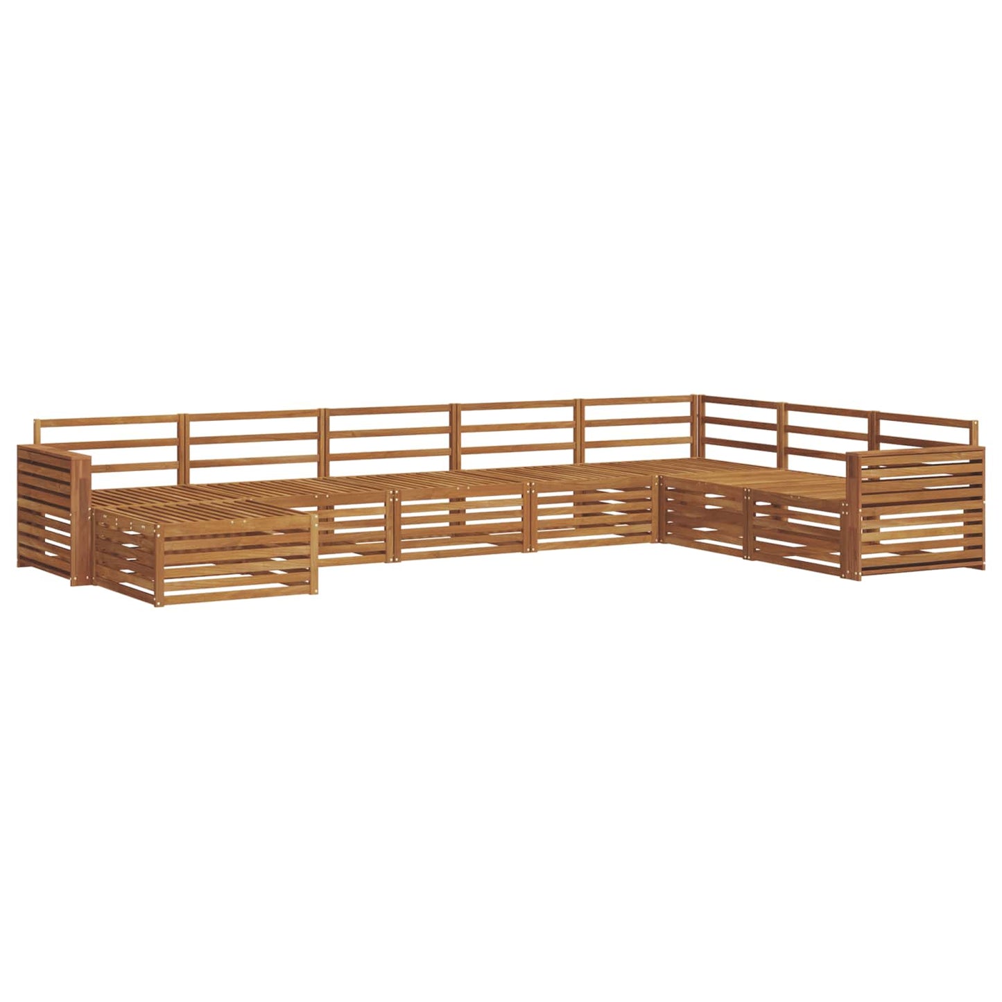 Outdoor Sofa Set 8 pcs Natural