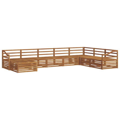 Outdoor Sofa Set 8 pcs Natural