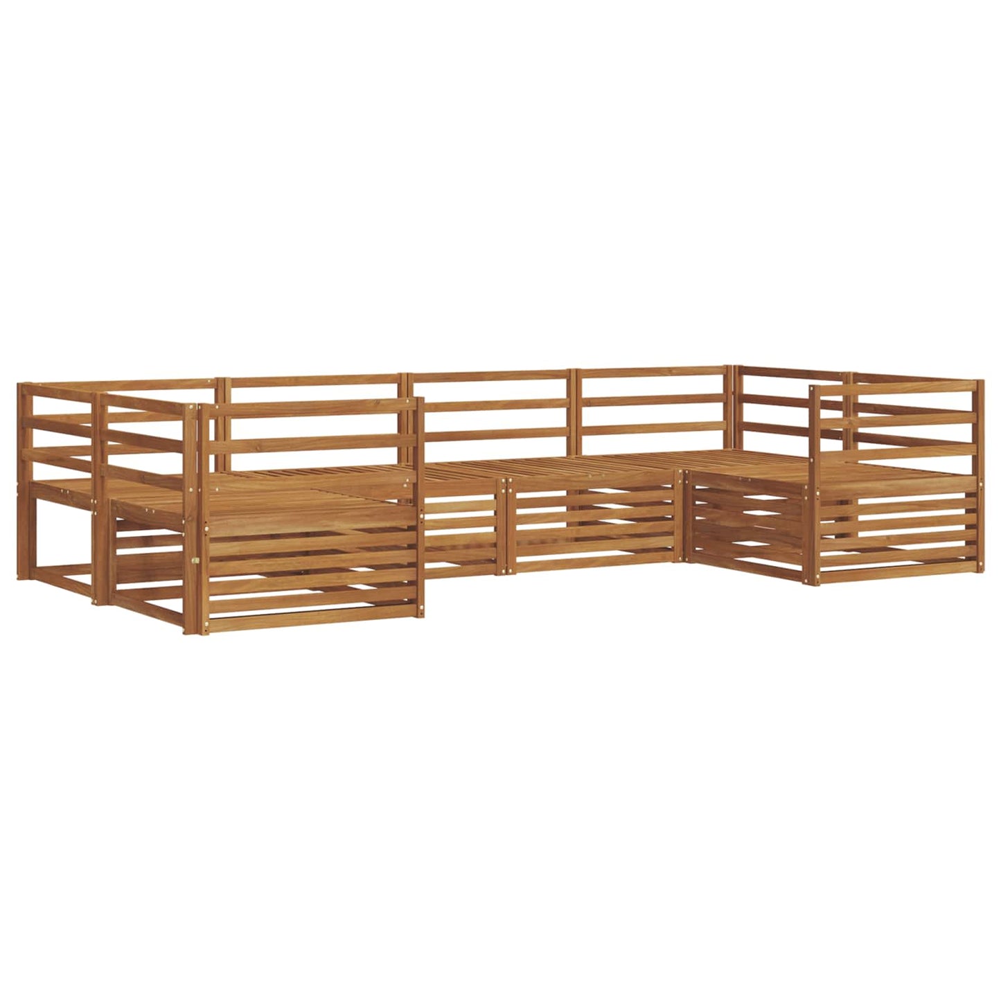 Outdoor Sofa Set 6 pcs Natural