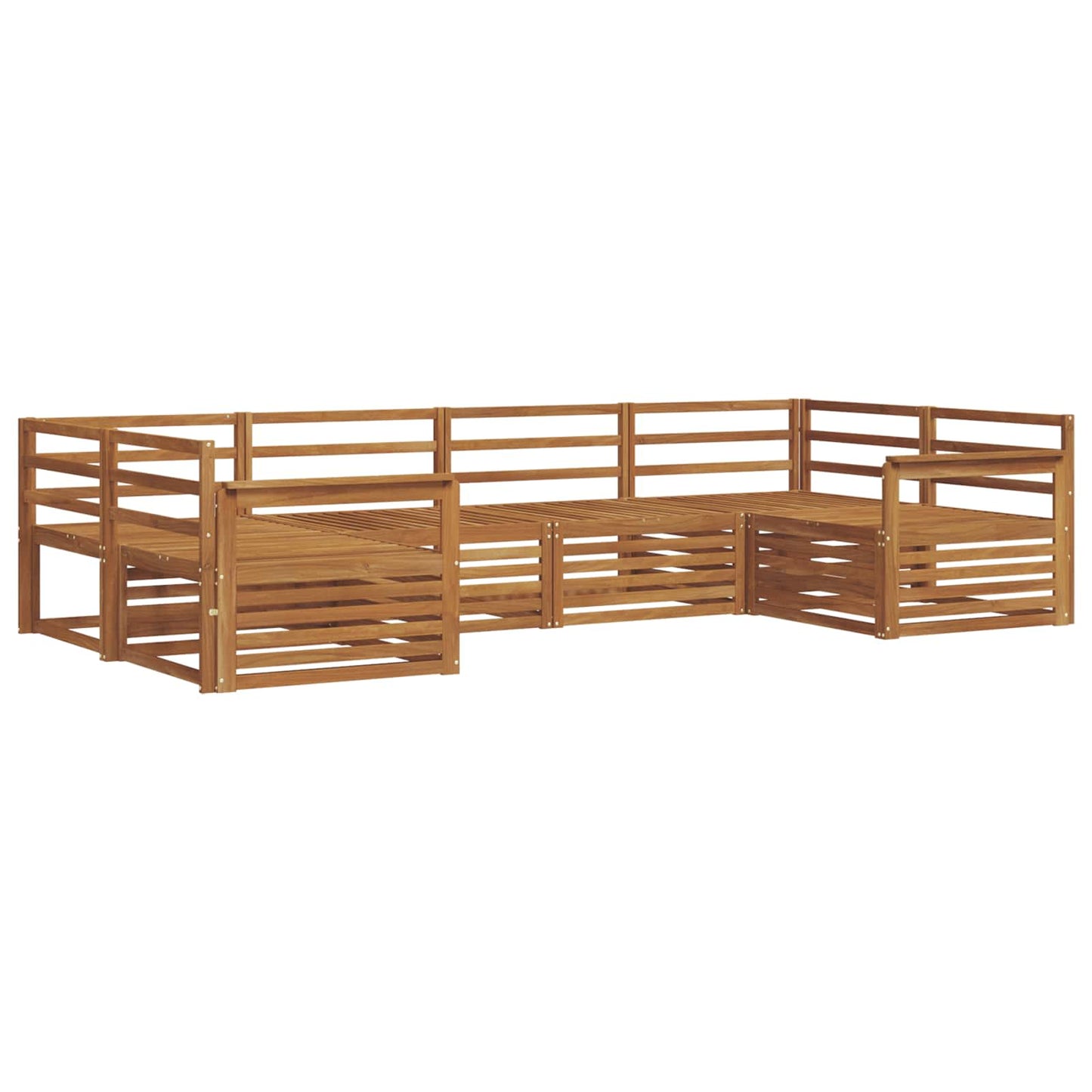 Outdoor Sofa Set 6 pcs Natural