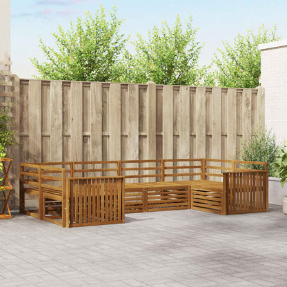 Outdoor Sofa Set 6 pcs Natural