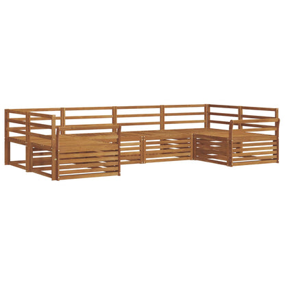 Outdoor Sofa Set 6 pcs Natural