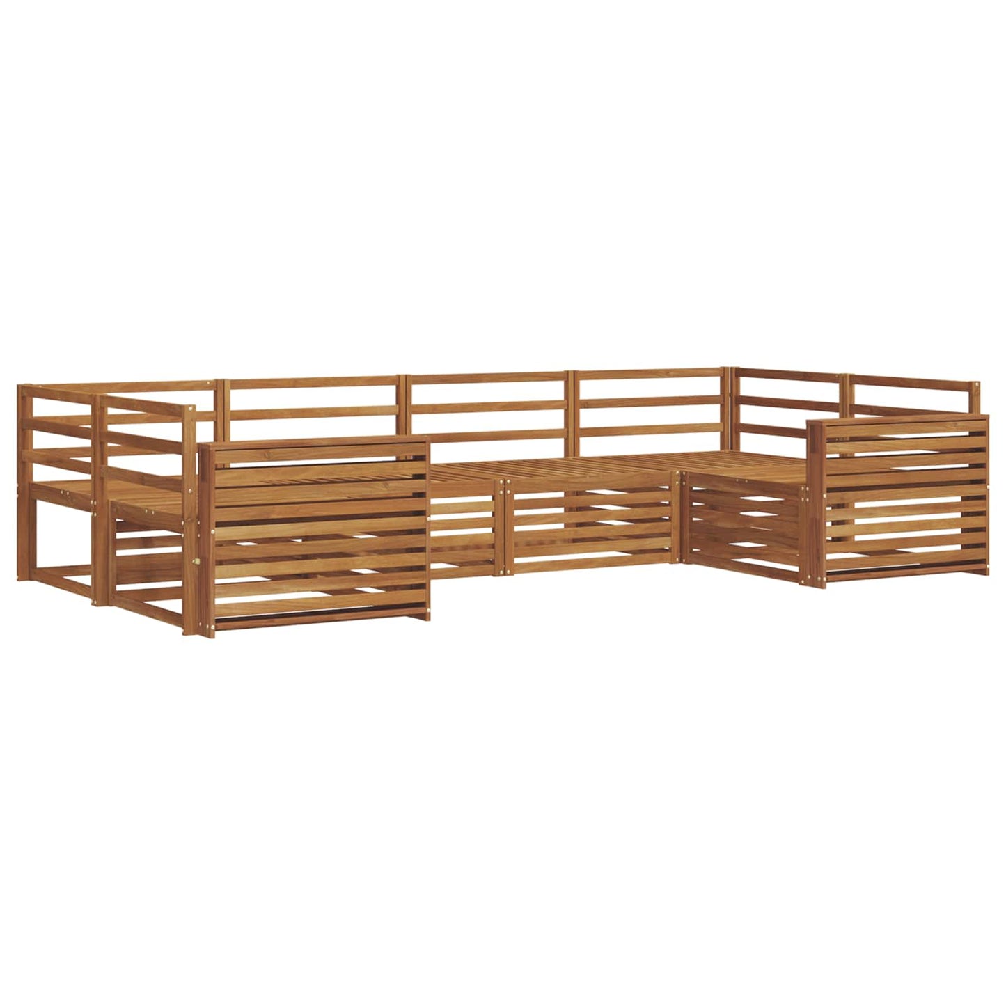 Outdoor Sofa Set 6 pcs Natural