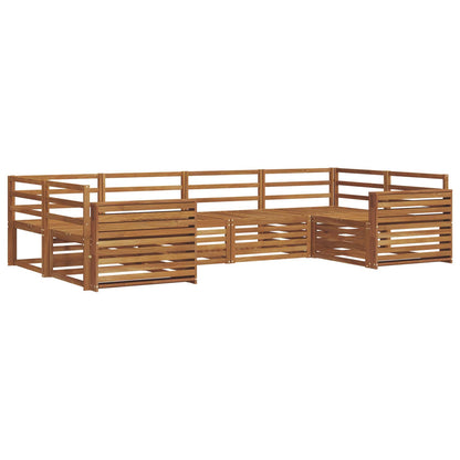 Outdoor Sofa Set 6 pcs Natural