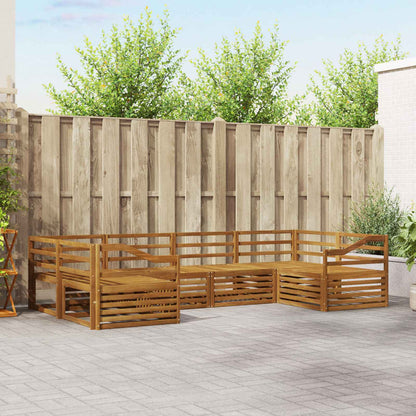 Outdoor Sofa Set 6 pcs Natural