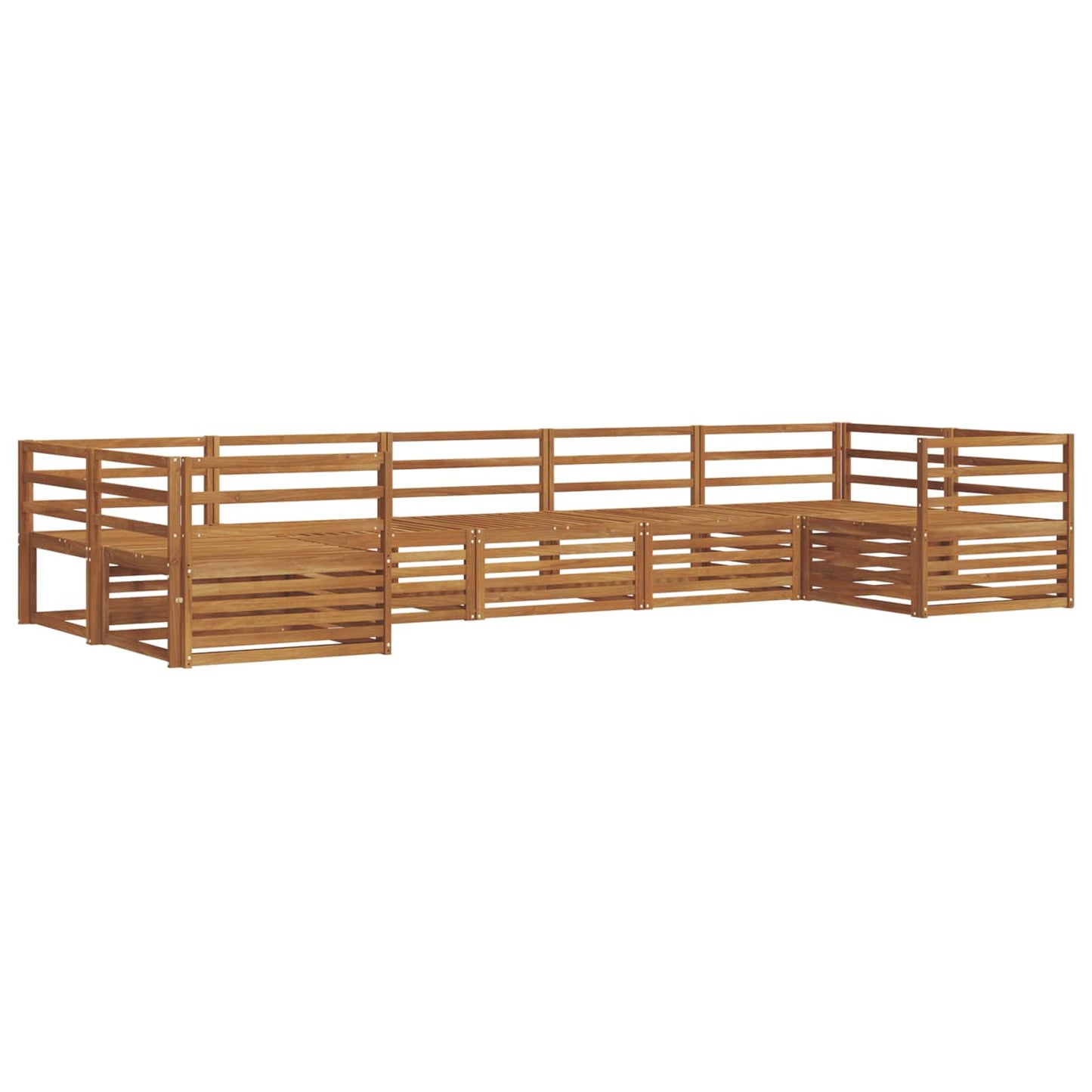 Outdoor Sofa Set 7 pcs Natural