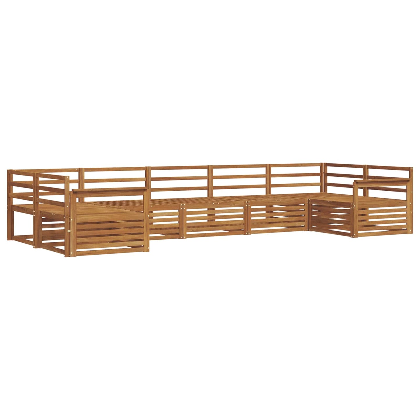 Outdoor Sofa Set 7 pcs Natural