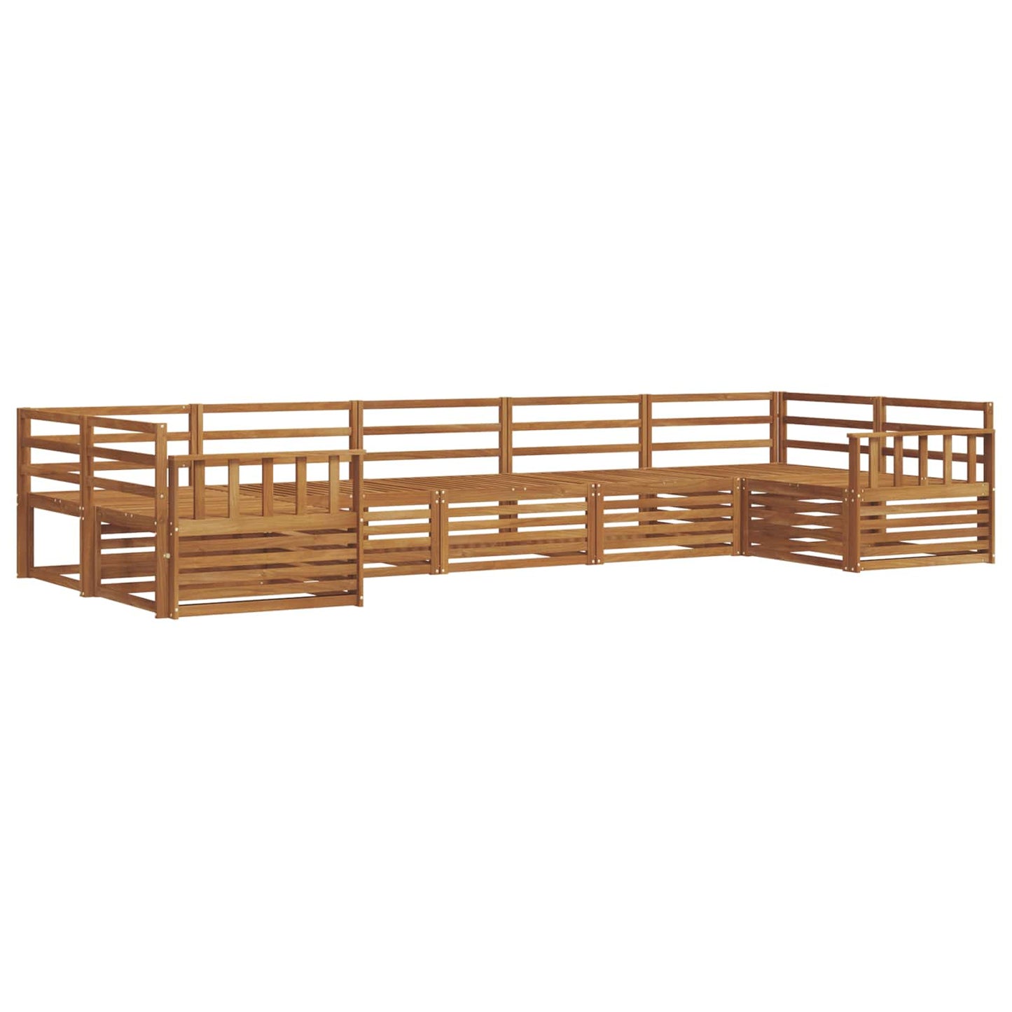 Outdoor Sofa Set 7 pcs Natural