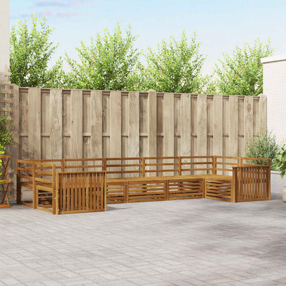Outdoor Sofa Set 7 pcs Natural