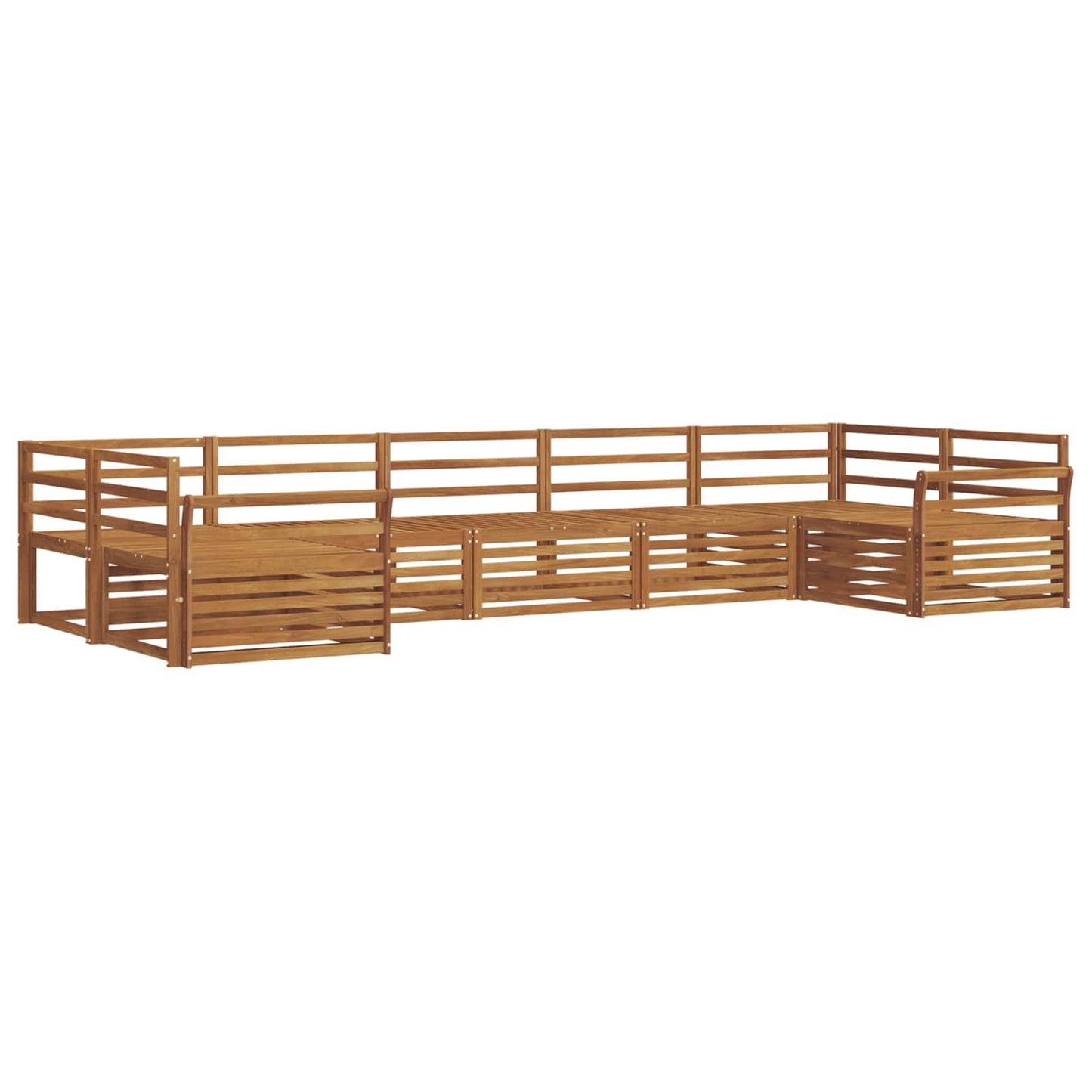 Outdoor Sofa Set 7 pcs Natural