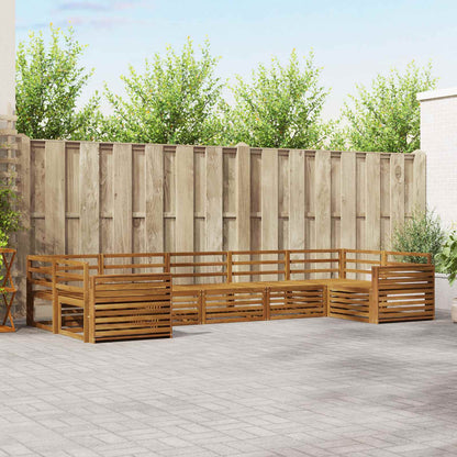 Outdoor Sofa Set 7 pcs Natural
