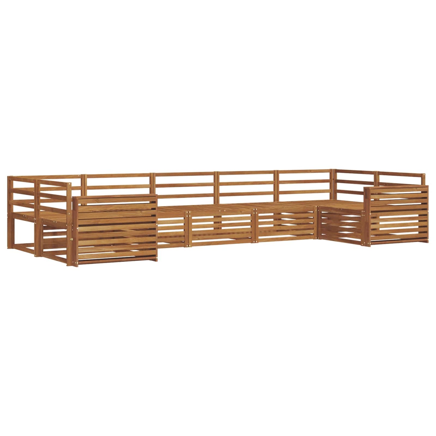 Outdoor Sofa Set 7 pcs Natural