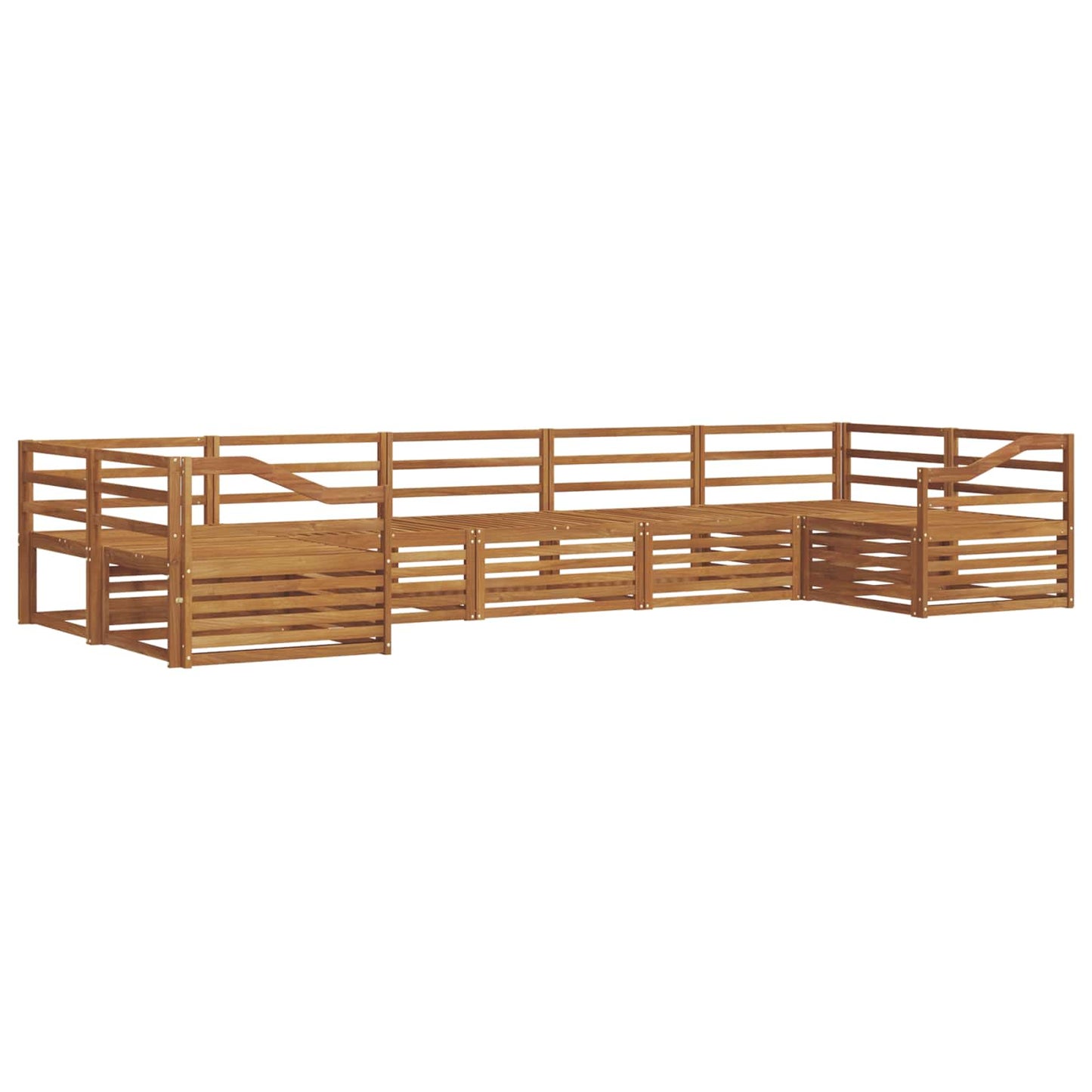Outdoor Sofa Set 7 pcs Natural