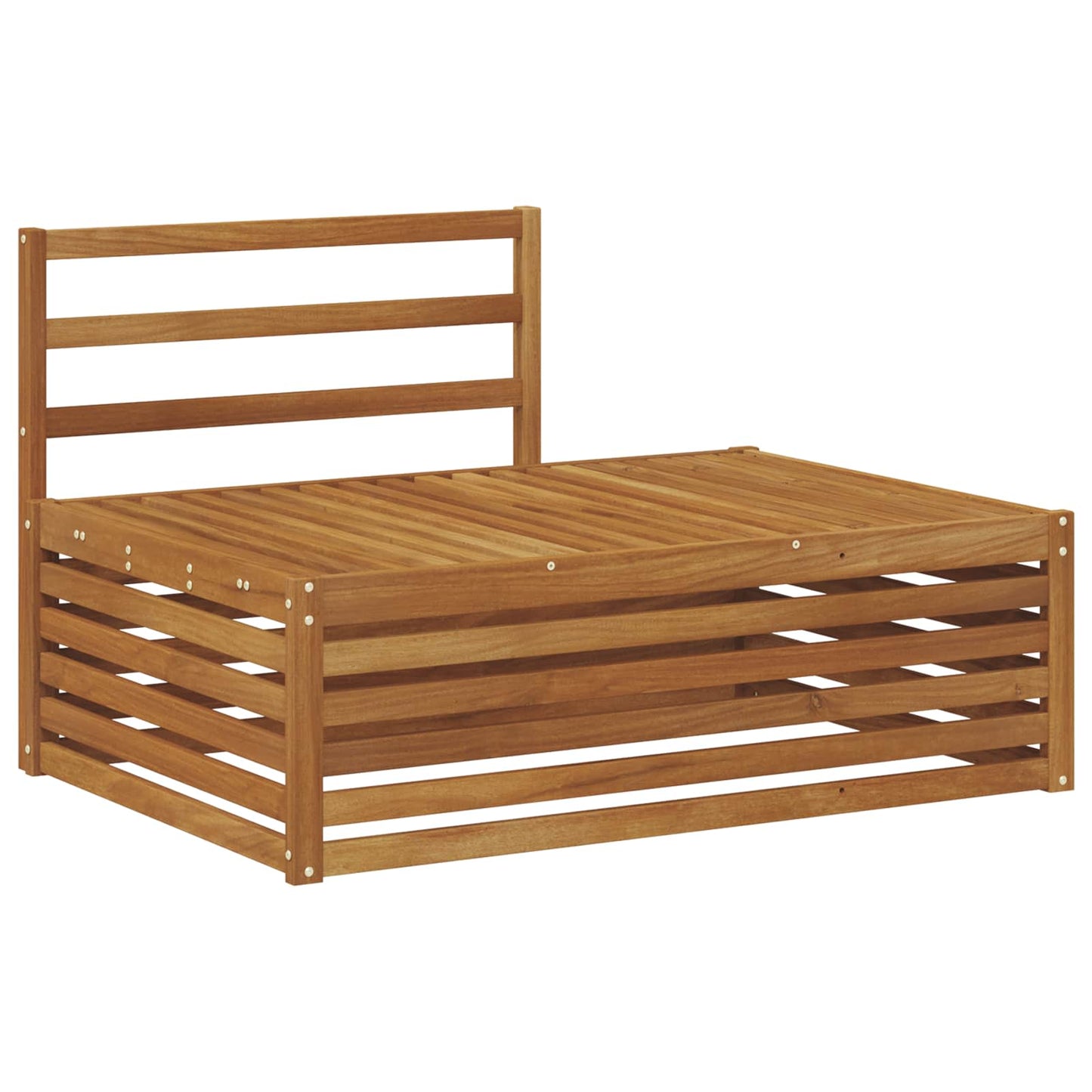Outdoor Sofa Set 7 Piece Natural Solid Acacia Wood