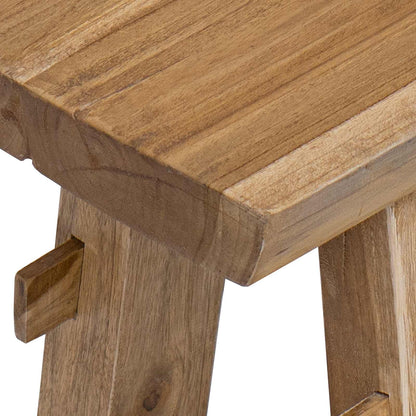 Bench Natural 100 x 29 x 43.5 cm Solid Teak Wood