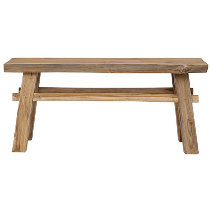 Bench Natural 100 x 29 x 43.5 cm Solid Teak Wood