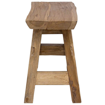Bench Natural 100 x 29 x 43.5 cm Solid Teak Wood