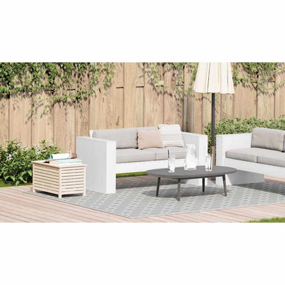 Garden Sofa White 134 x 60 x 62 cm Solid Pine Wood