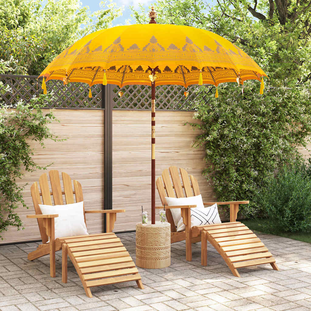 Balinese Parasol Yellow 215 x 215 x 260 cm