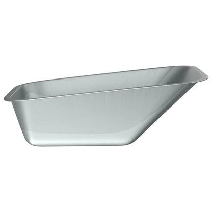 Wheelbarrow Tray Replacement Silver 88 x 60 x 32 cm Steel