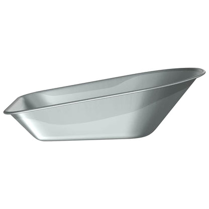Wheelbarrow Tray Replacement Silver 90 x 63 x 28 cm Steel