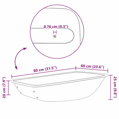Wheelbarrow Tray Replacement Silver 80 x 60 x 25 cm Steel