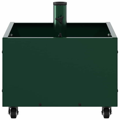 Parasol Base Manual Green 45 x 45 x 45 cm Steel