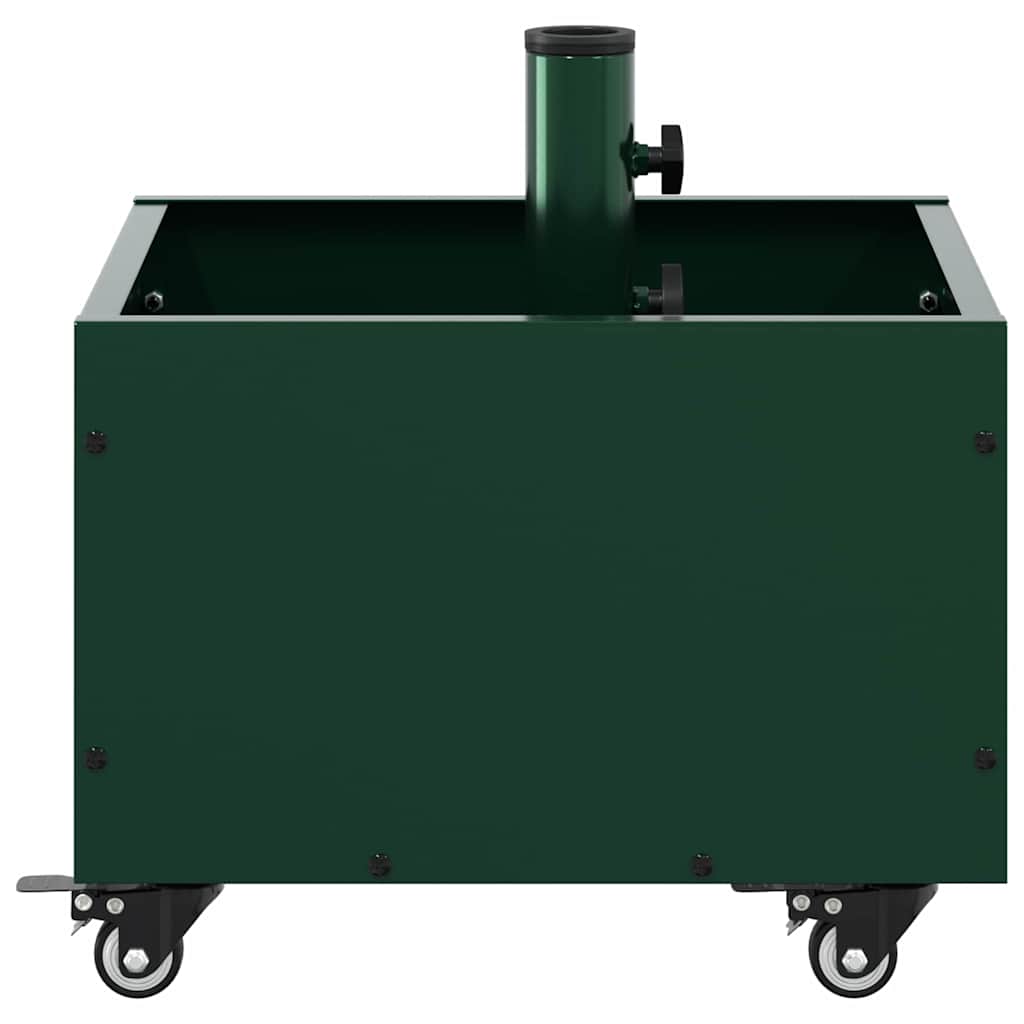 Parasol Base Manual Green 45 x 45 x 45 cm Steel