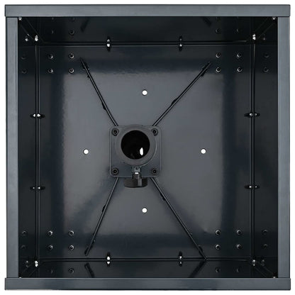 Parasol Base Manual Anthracite 45 x 45 x 45 cm Steel