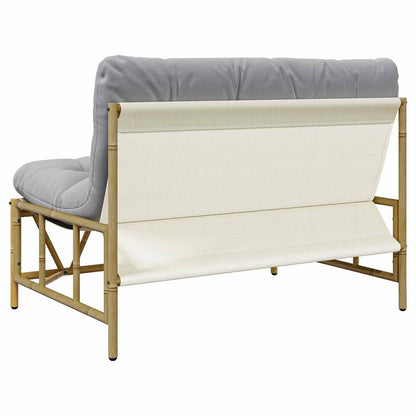 Outdoor Seating Light grey 110 x 74.5 x 71 cm Steel
